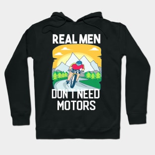 Real Men Love Cycling Hoodie